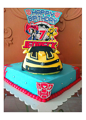Transformers Birthday Cake