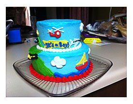 Sarah Jones Cakes Transportation Cake