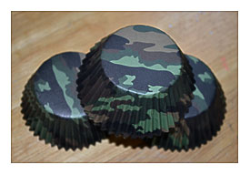 50 Military Camouflage Cupcake Liners Camo Cupcake By Gilsmarket