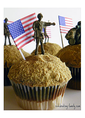 Army Camouflage Cupcakes – Fun And Easy To Make