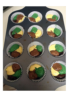 Tablespoons & Tasting Forks Camo Cupcakes