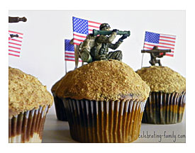 At First I Planned To Use Camo Cupcake Wrappers But They Came Out