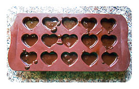 Mold Into The Fridge To Let The Chocolate Harden For About One two