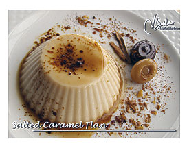Low Carb Salted Caramel Flan (no egg)