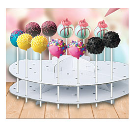 Cake Pop Decoration Stand Lollipop Decorating Cardboard Holder Display