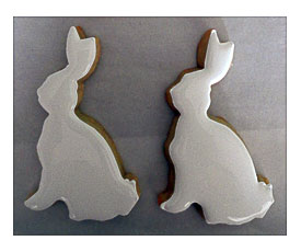 Pink Little Cake ,Carrots, Bunnies Easter Cookies