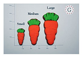 Carrot Cookie Cutter 3 Size Options The Gingerbread Cutter Company