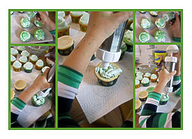 Fabiana Carter St. Patrick's Day Cupcake