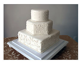 Small Simple Wedding Cakes Photo Cake