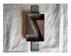 Vintage Chocolate Mold Letter Z Metal Alphabet By AtticAntics