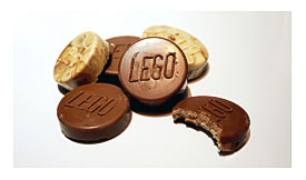 Chocolate LEGO Studs.