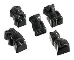 421109 3 X 7 Compartment Polycarbonate Animal Motif Chocolate Mold