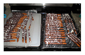 Make It Grand Chocolate Covered Pretzels Baptism Favors
