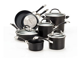  cookware hard anodized non stick nonstick top best cookware set sets