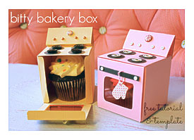 Boxes, Bitty Bakery Cupcake Box Template And Cupcake Bakery Boxes