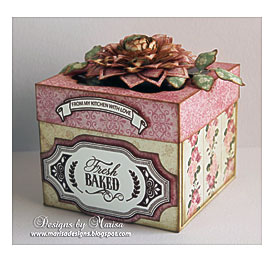 JustRite Papercraft February Release Home Bakery Labels Clear Stamps