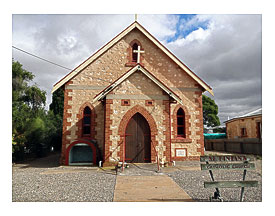 Karoonda. Saint Finians Inclusive Church. Built in1930.