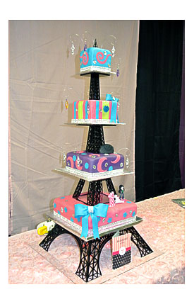 Stacked Party Cupcake And Dessert Tower Clear Acrylic Cake Stand