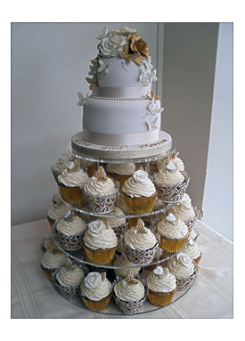 MCM Retro Office Garage Furthermore Gold Wedding Anniversary Cupcakes
