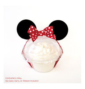 48 Cupcake Boxes Clear Plastic Favor By JustaLittleFavorShop