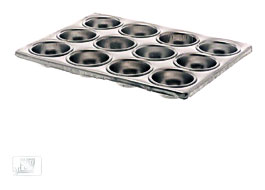 Browne Foodservice 1612A 12 Cup Muffin Cupcake Pan