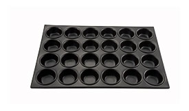 24NS Non Stick Aluminum 24 Compartment Heavy Muffin Pan, 20 1 2" X 14