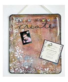 Baking Sheet To Magnet Board