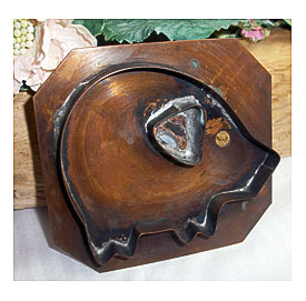 Copper Pig Cookie Cutter Vintage With Handle By ThisandThat4U