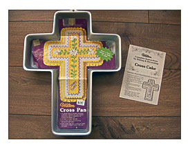 SALE Vintage 70s Wilton Cake Pan CROSS By GransTreasures