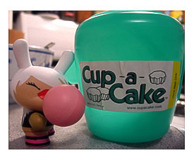 thanks june for my inchCUP A CAKE inch from babycakes NYC!!