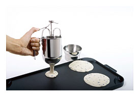 3170 Pancake Crepe Waffle Cupcake Biscuit Batter Dispenser With Holder