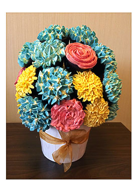 Cupcake Flower Bouquet Crissa's Cake Corner