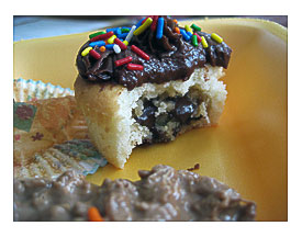 2012 062 Chocolate Token Cookie Dough Cupcakes