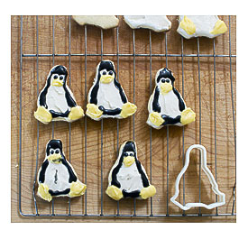 Tux cookies CNC CupCake Cookie Cutter Engagement