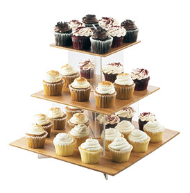 Cal Mil 20W X 20D X 17.25H Large Cupcake Display