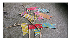 Cupcake flags