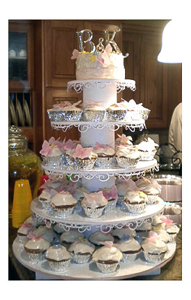 Made This CupCake Cake Stand For My Little Sister's Wedding Last