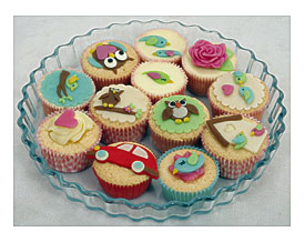 Cupcakes Maria Olejniczak Tags Bird Rose Volkswagen Cupcakes Branch