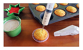 Holiday Baking Eggnog Tres Leches Cupcakes With Eggnog Buttercream