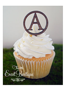 Cupcake Toppers > Cupcake Toppers > Cutout Letter Cupcake Topper Pack