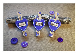 Live Love Bake Peg Magnets Sams Cupcakes LondonSams Cupcakes London