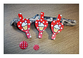 Cupcake Peg Magnets Sams Cupcakes LondonSams Cupcakes London