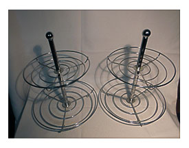 Vintage Metal Cupcake Cake Fruit Stand Plates Holder Display EBay