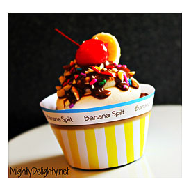 Displaying 20> Images For Banana Split Template Printable
