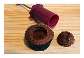 Of The Plunger, And The Cake Which Will Now Be The Lid To The Cupcake