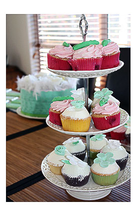 Pea in a Pod Cupcakes