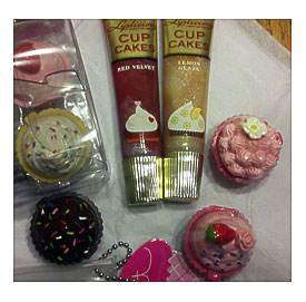 Gift Bag From A Cupcake scented Bath Set, Two Limited edition