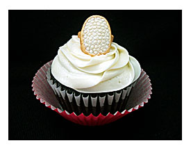Candy And Cake New Designs Bella's Engagement Ring Cupcake Topper