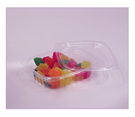 Clear Container Combo, 8oz 252 Case Z D C8DCPR
