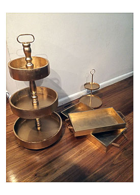 Product Search Dessert Stands Gold Two Tier Stands